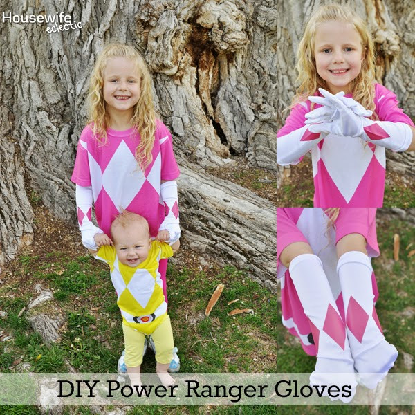 DIY Power Ranger Costume
 DIY Power Ranger Gloves Housewife Eclectic