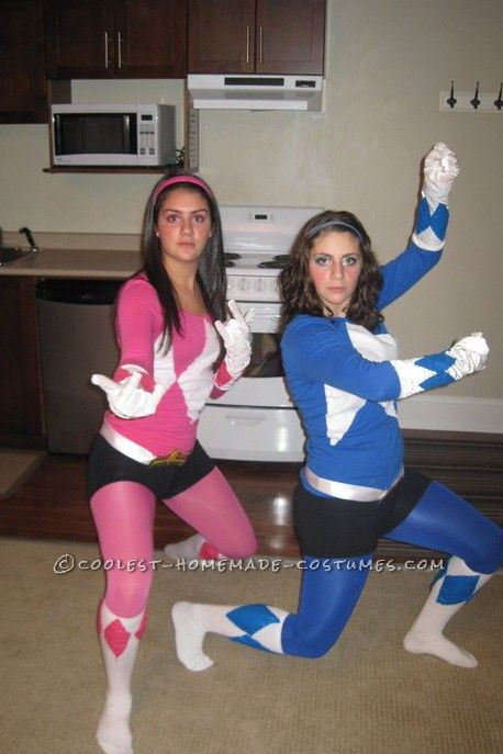 DIY Power Ranger Costume
 Go go power rangers Power rangers and Group costumes on