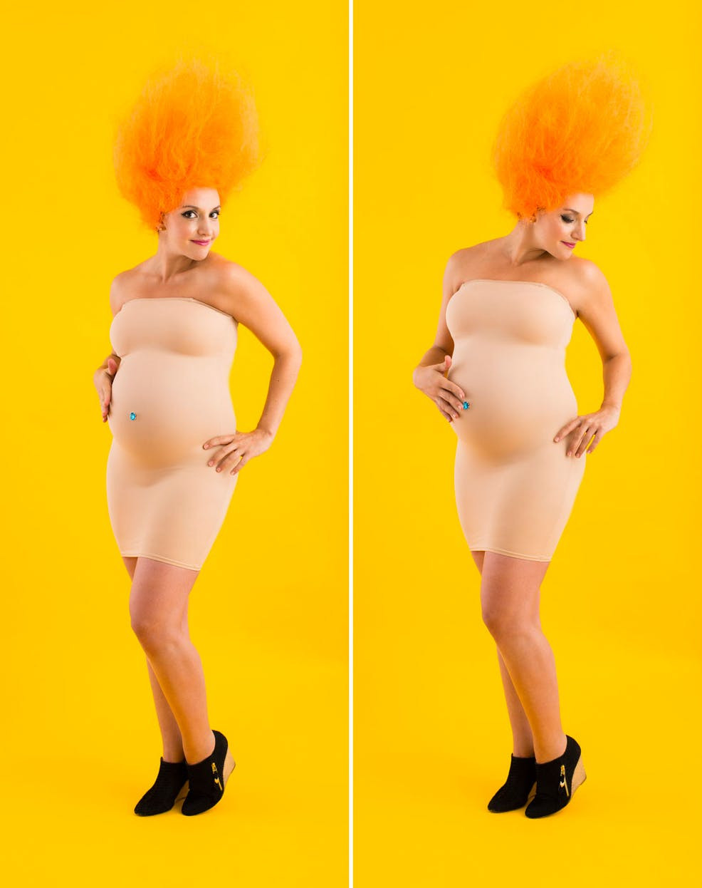 DIY Pregnant Costume
 8 DIY Maternity Halloween Costumes for Pregnant Women