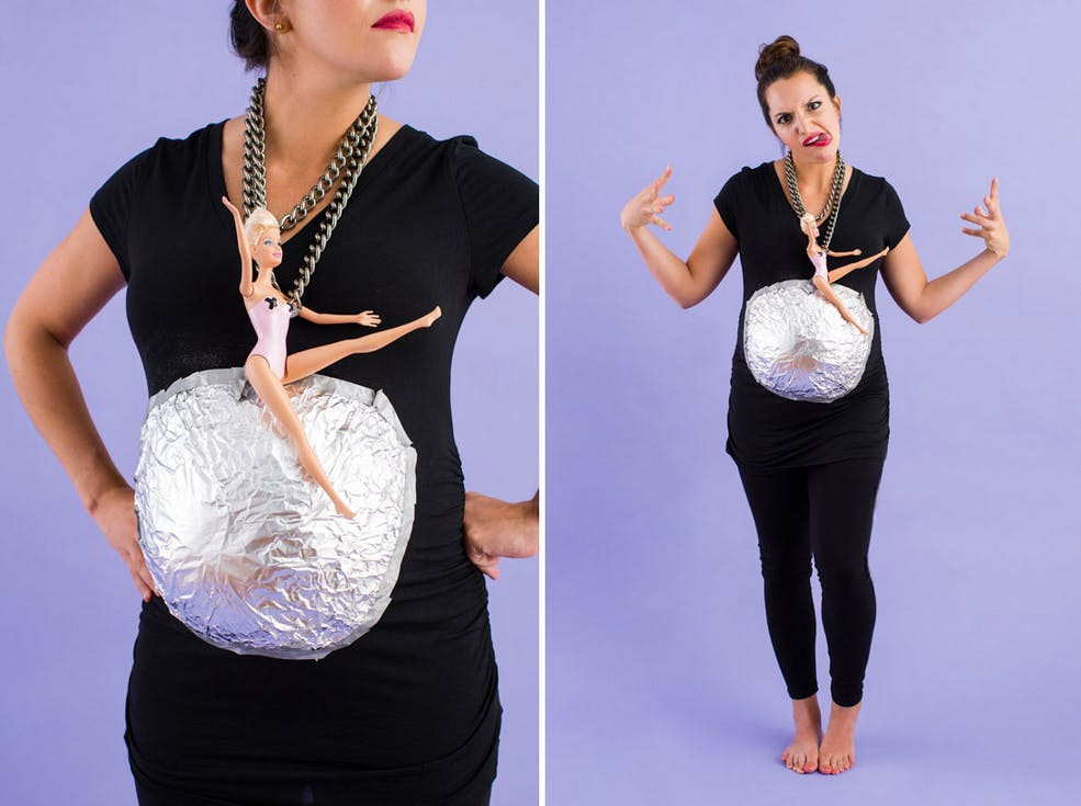 DIY Pregnant Costume
 8 DIY Maternity Halloween Costumes for Pregnant Women