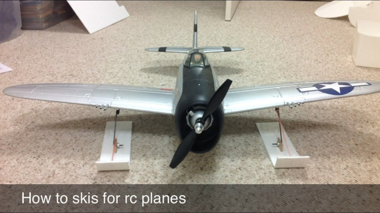 DIY Rc Airplane
 Homemade skis for rc planes