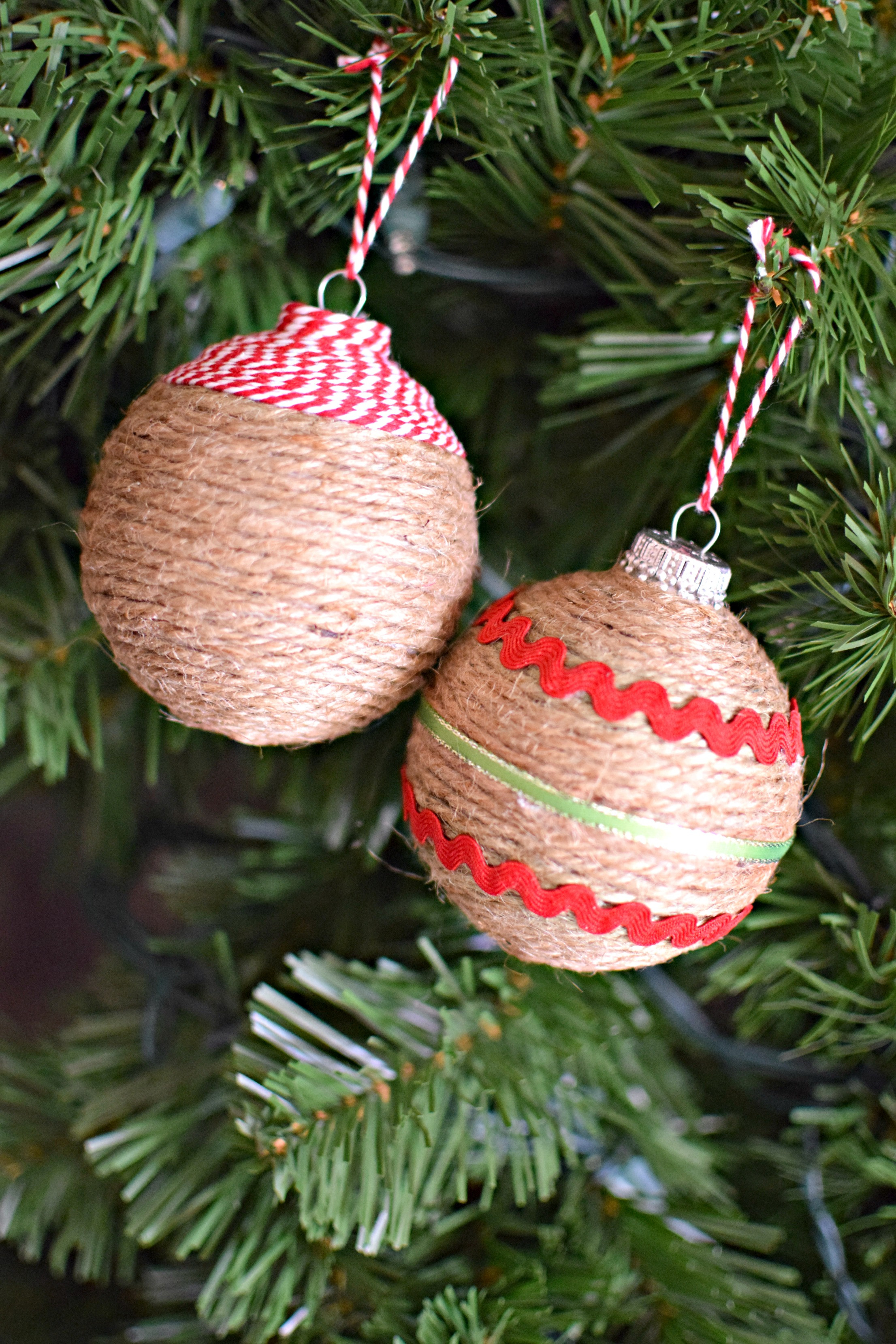 DIY Rustic Christmas Ornaments
 DIY Rustic Christmas Ornaments With Twine – Sweet Nature