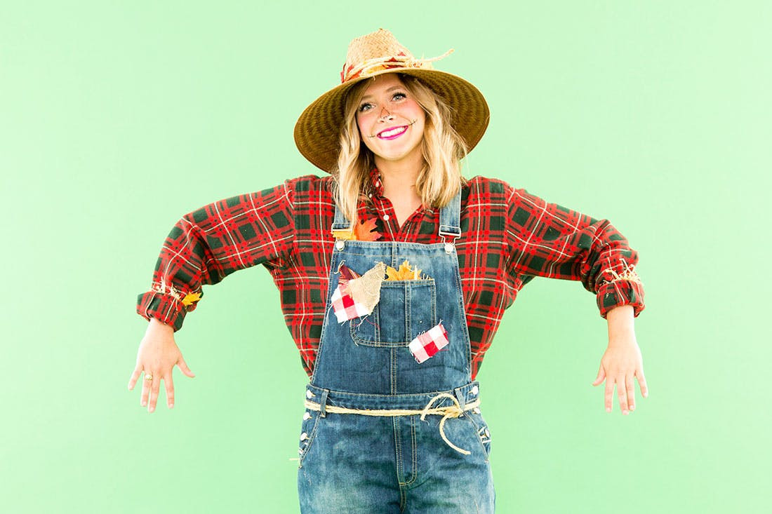 DIY Scarecrow Costume
 DIY This Last Minute Scarecrow Costume With Pieces from