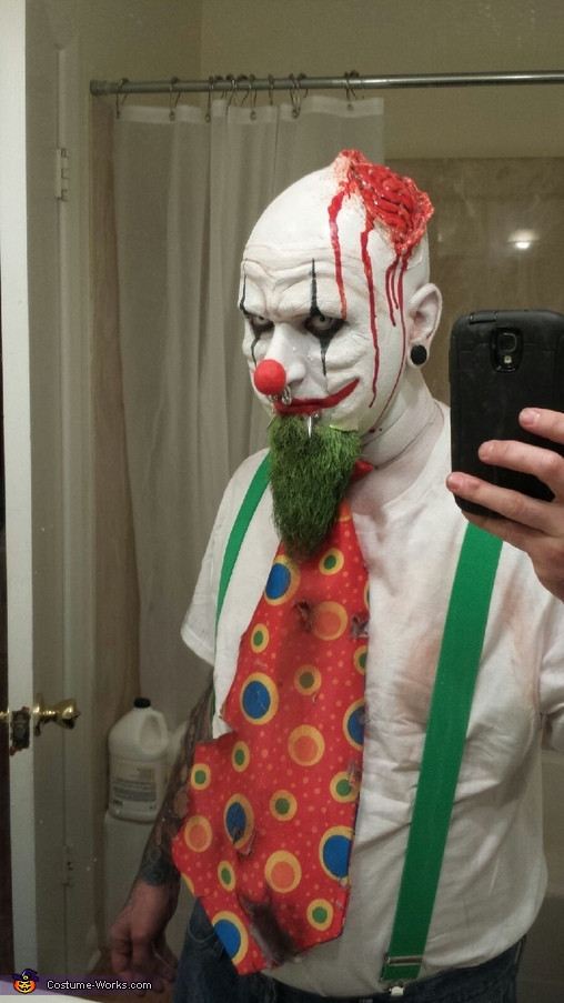 DIY Scary Clown Costume
 Evil Killer Clowns Couple s Halloween Costume 2 5