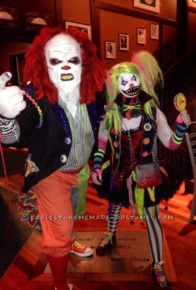 DIY Scary Clown Costume
 17 Best images about Crazy Clowns on Pinterest