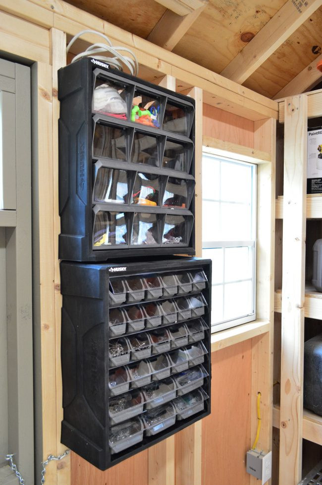DIY Screw Organizer
 4 Shed Storage Ideas For Tons Added Function