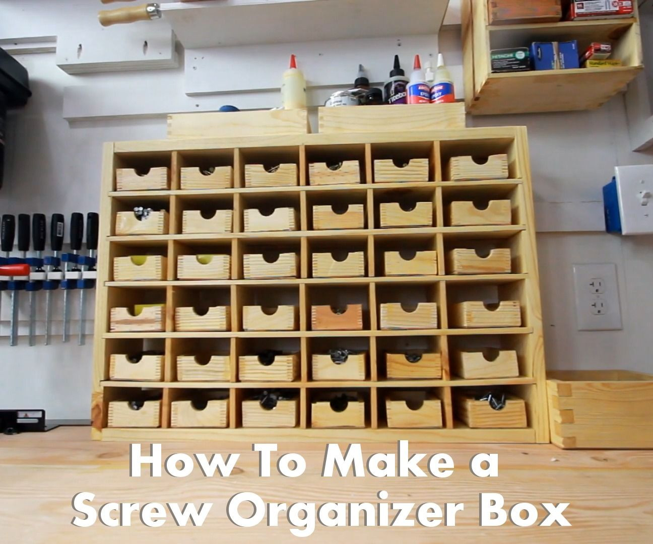 DIY Screw Organizer
 How to Make an Organizer Box for Storing Screws