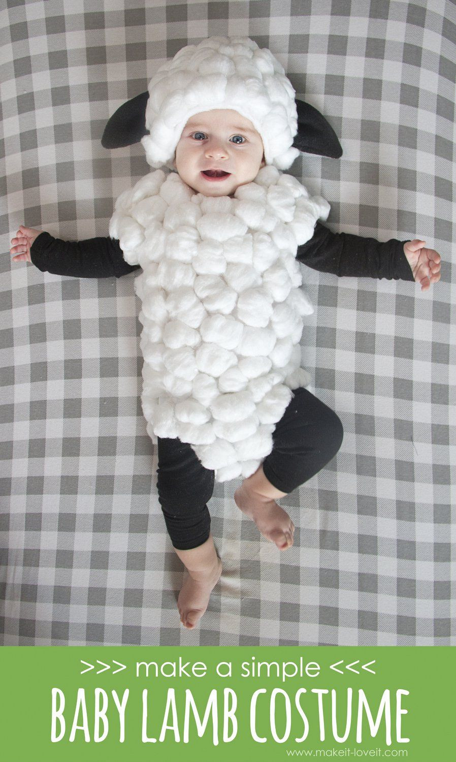 DIY Sheep Costume
 Make a Baby Lamb Costume a simple tutorial