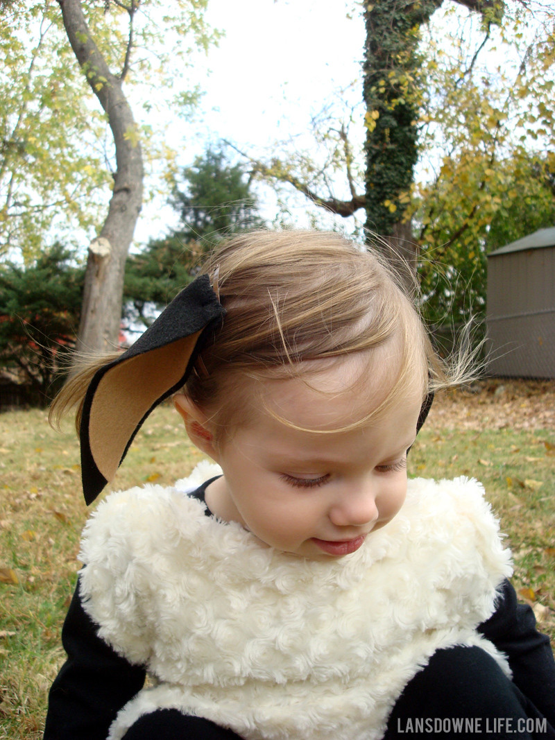 DIY Sheep Costume
 Halloween DIY lamb costume Lansdowne Life