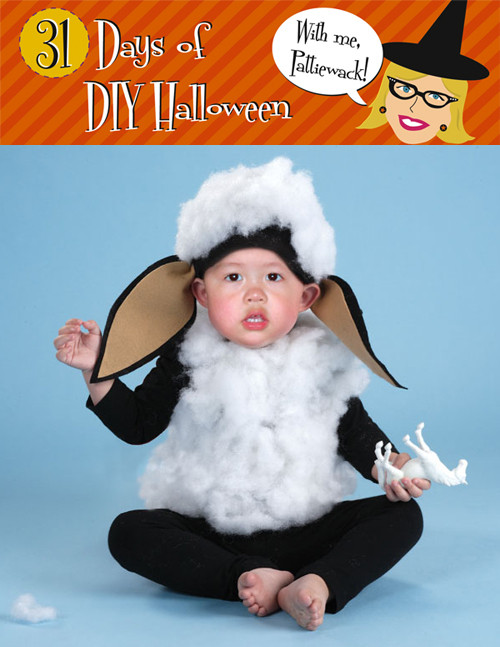 DIY Sheep Costume
 SweeterThanSweets Cutest Handmade DIY Kids Halloween
