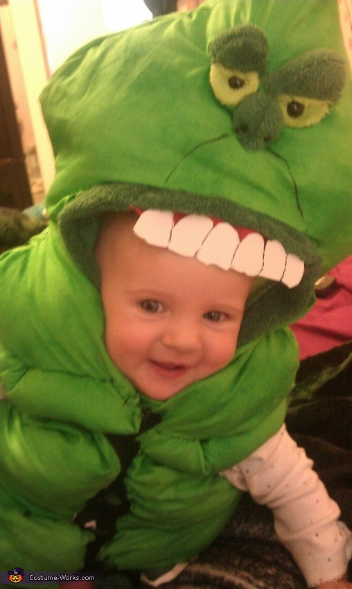 DIY Slimer Costume
 Slimer from Ghostbusters Creative Baby Costume