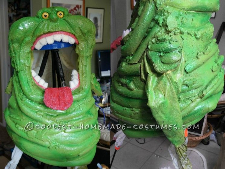 DIY Slimer Costume
 Awesome Homemade Slimer Costume from Ghostbusters