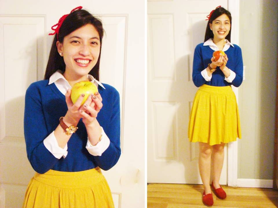 DIY Snow White Costume
 Halloween costume DIY Snow White
