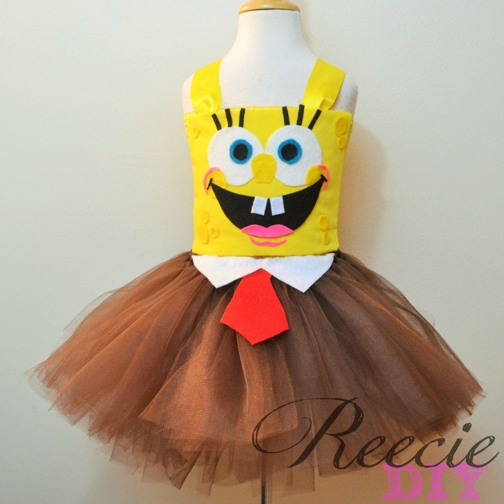 DIY Spongebob Costume
 Spongebob Inspired Tutu Dress DIY Pinterest