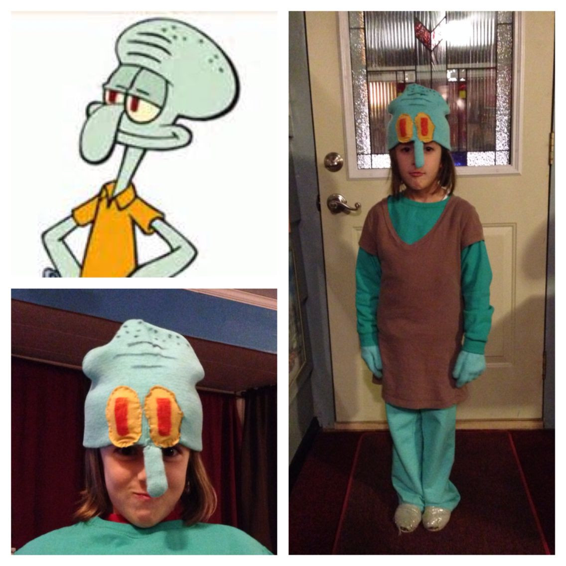 DIY Spongebob Costume
 Squidward costume DIY Costume ideas