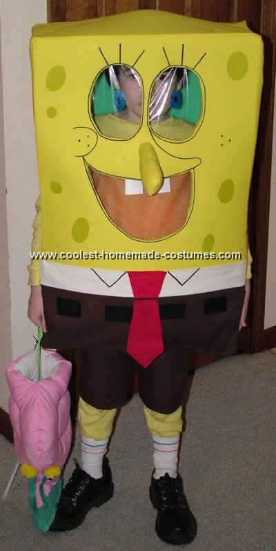DIY Spongebob Costume
 Coolest Homemade Spongebob Costume Ideas for Halloween