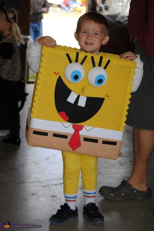 DIY Spongebob Costume
 Spongebob and Gary Costumes for Kids 2 3