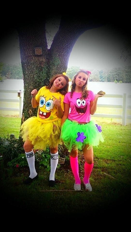 DIY Spongebob Costume
 Spongebob and Patrick Costumes Make your own tutu diy
