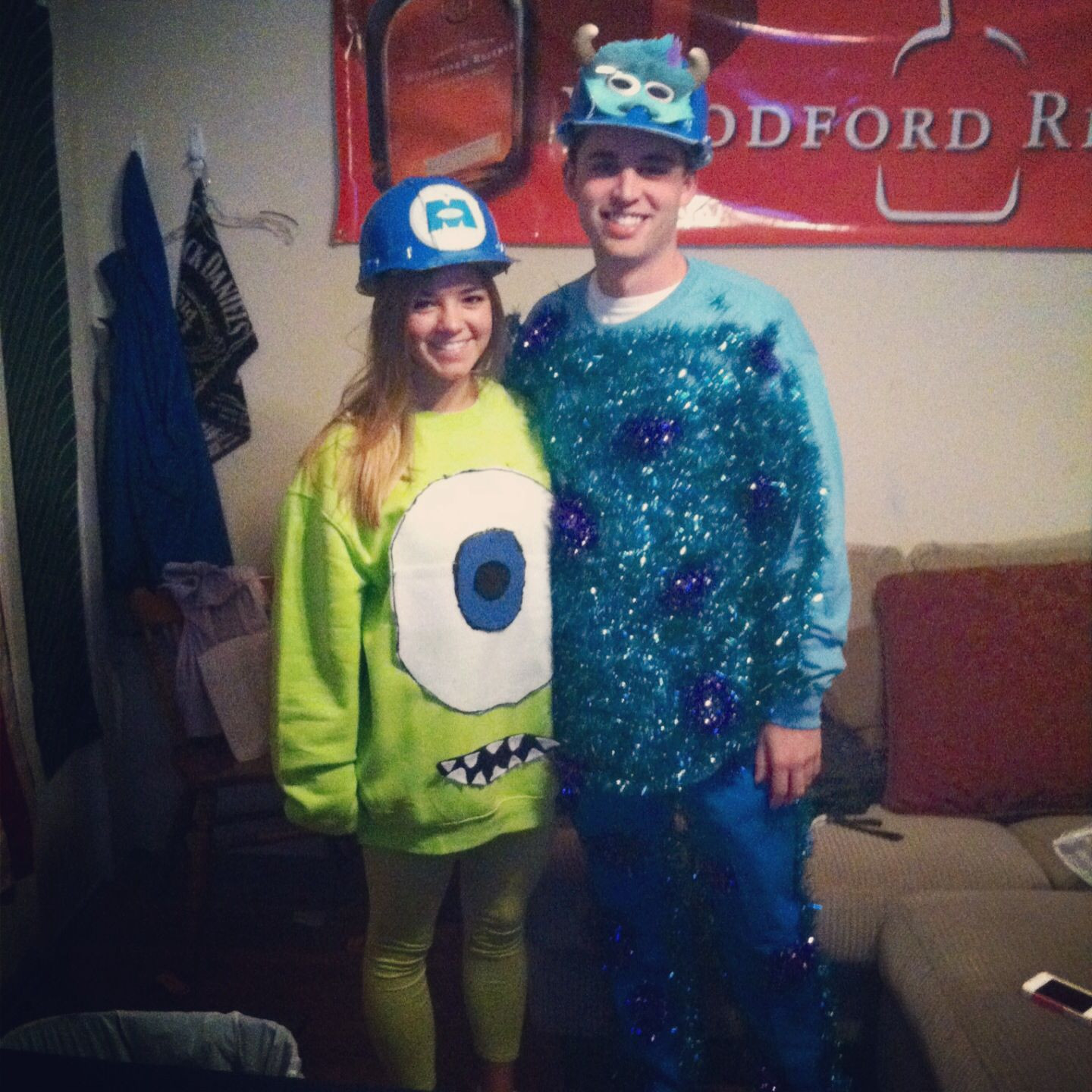 DIY Sully Costumes
 My DIY mike and sully costume diycostume Blue and purple