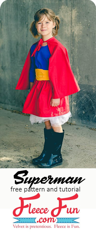 DIY Supergirl Costumes
 How to make a Supergirl Costume tutorial ♥ Fleece Fun