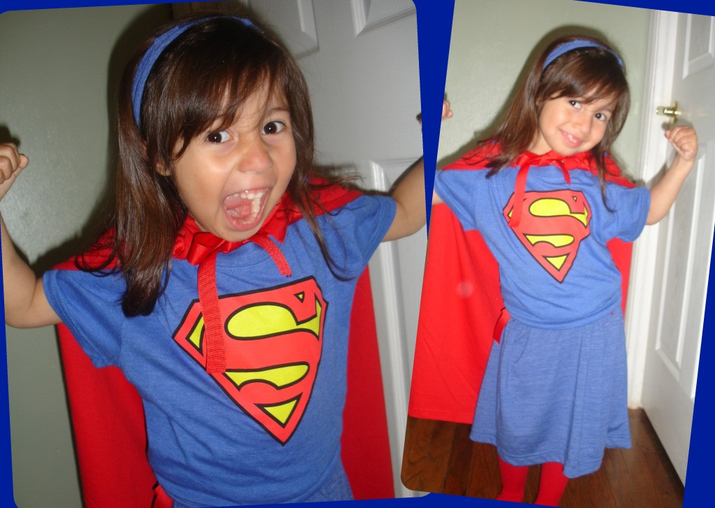DIY Supergirl Costumes
 Evey s Creations DIY Super Girl Costume No Sew