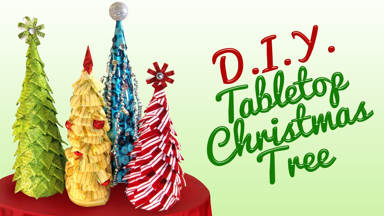 DIY Tabletop Christmas Tree
 DIY Tabletop Christmas Tree