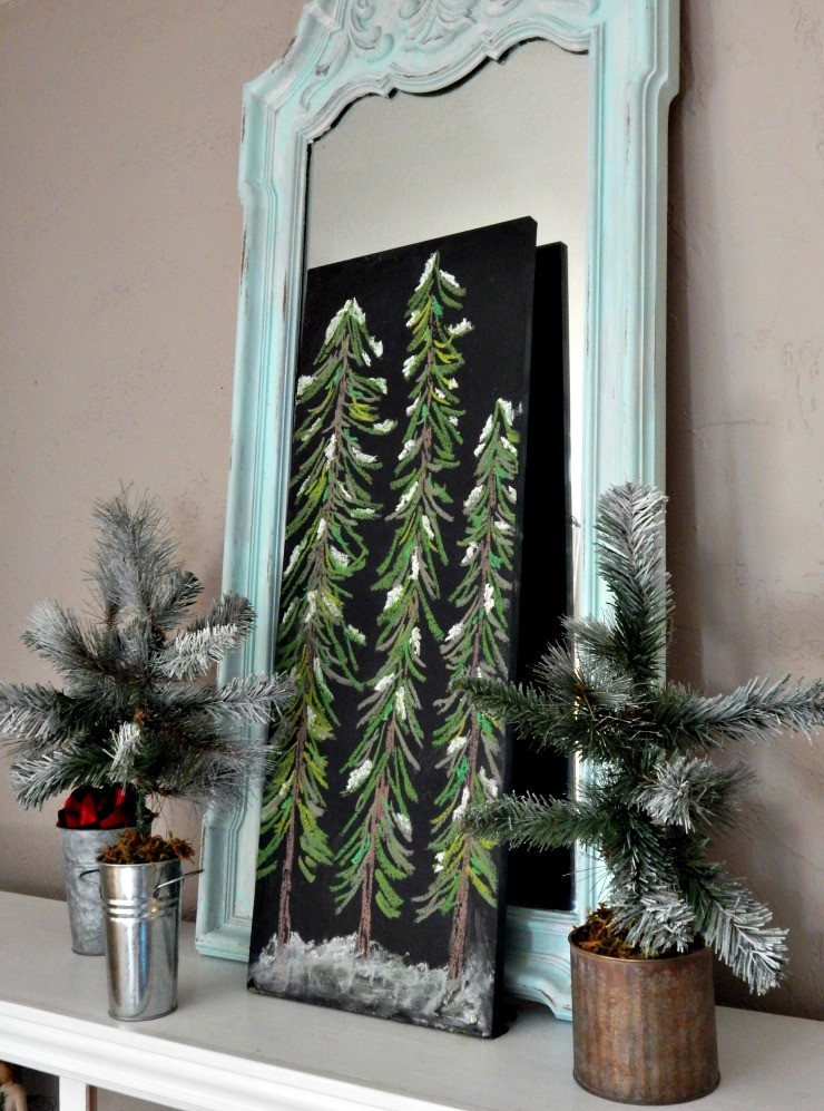 DIY Tabletop Christmas Tree
 Julia Bettencourt Blog DIY Tabletop Christmas Trees