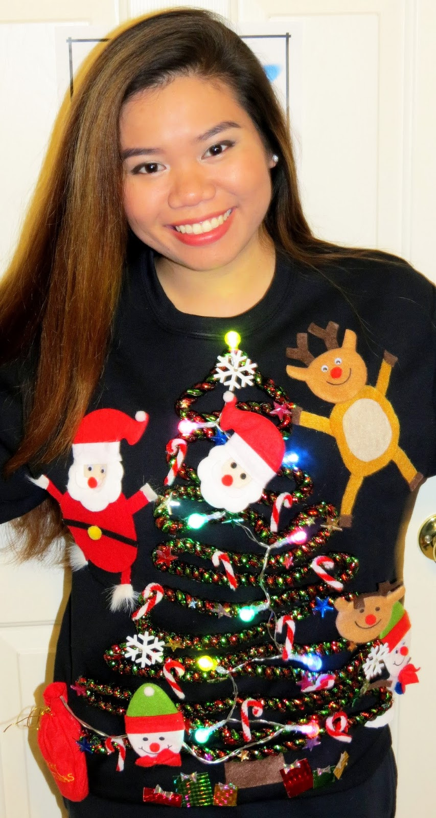 DIY Tacky Christmas Sweaters
 NonaChewy DIY Ugly Christmas Sweater