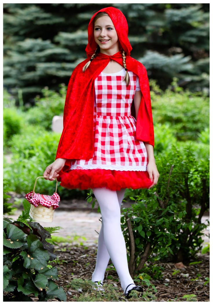 DIY Teen Girl Costumes
 Teen Red Riding Hood Tutu Costume