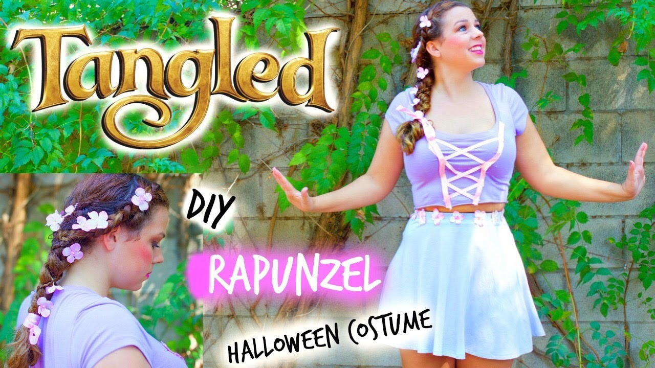 DIY Teen Girl Costumes
 DIY RAPUNZEL TANGLED Halloween Costume for Teen Girls