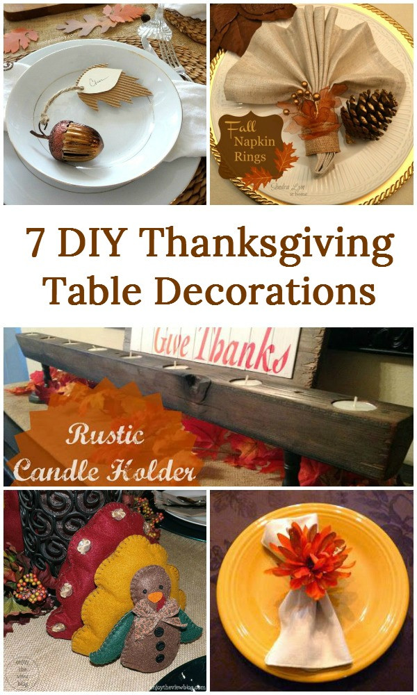 Diy Thanksgiving Table Decorations
 7 DIY Thanksgiving Table Decorations