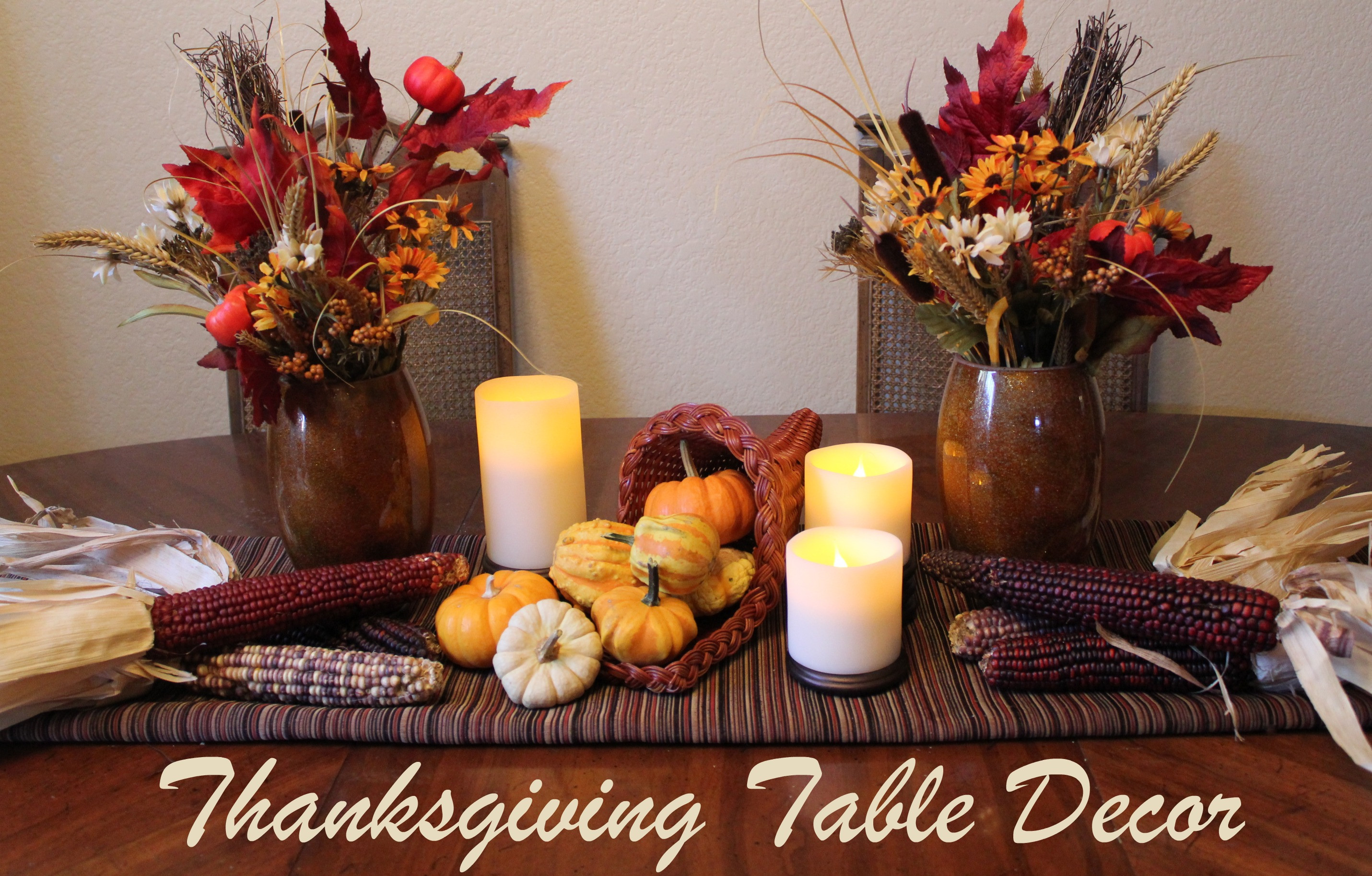 Diy Thanksgiving Table Decorations
 Cornucopia of Creativity DIY Thanksgiving Table Decor
