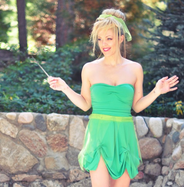 DIY Tinkerbell Costume
 DIY Tinker Bell Costume Hair & Makeup