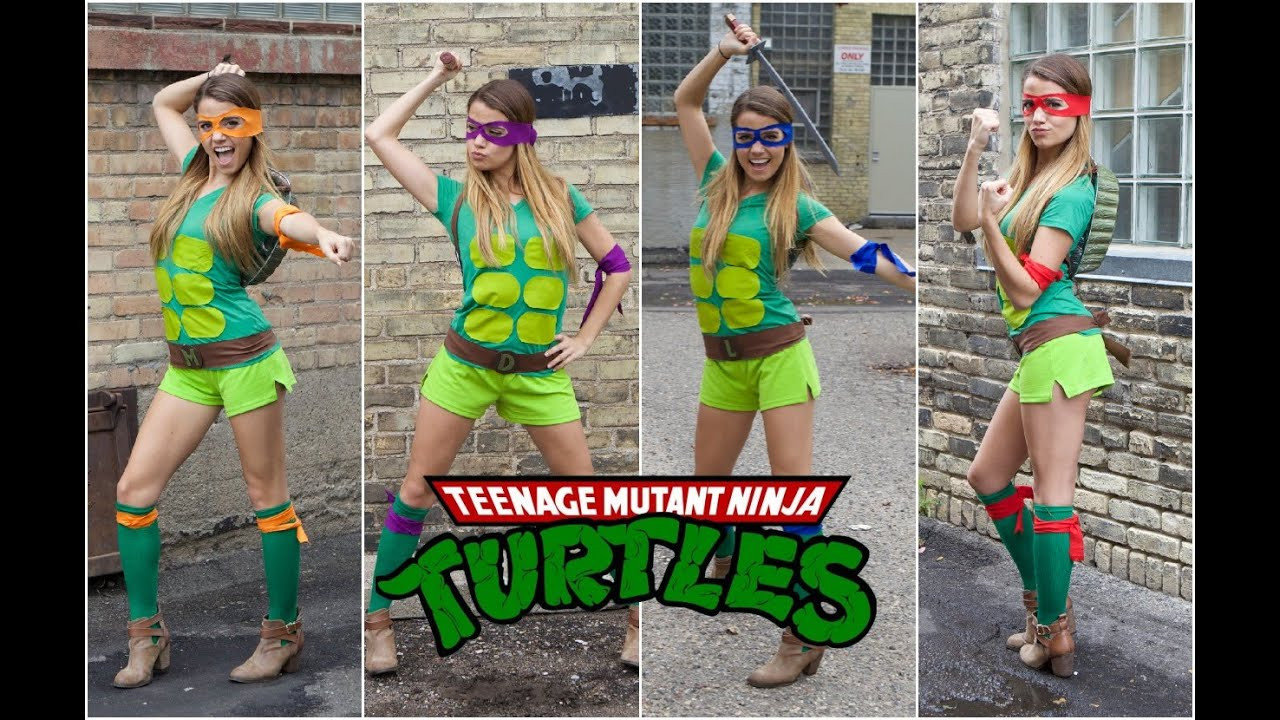 DIY Tmnt Costume
 Teenage Mutant Ninja Turtle DIY Halloween Costume