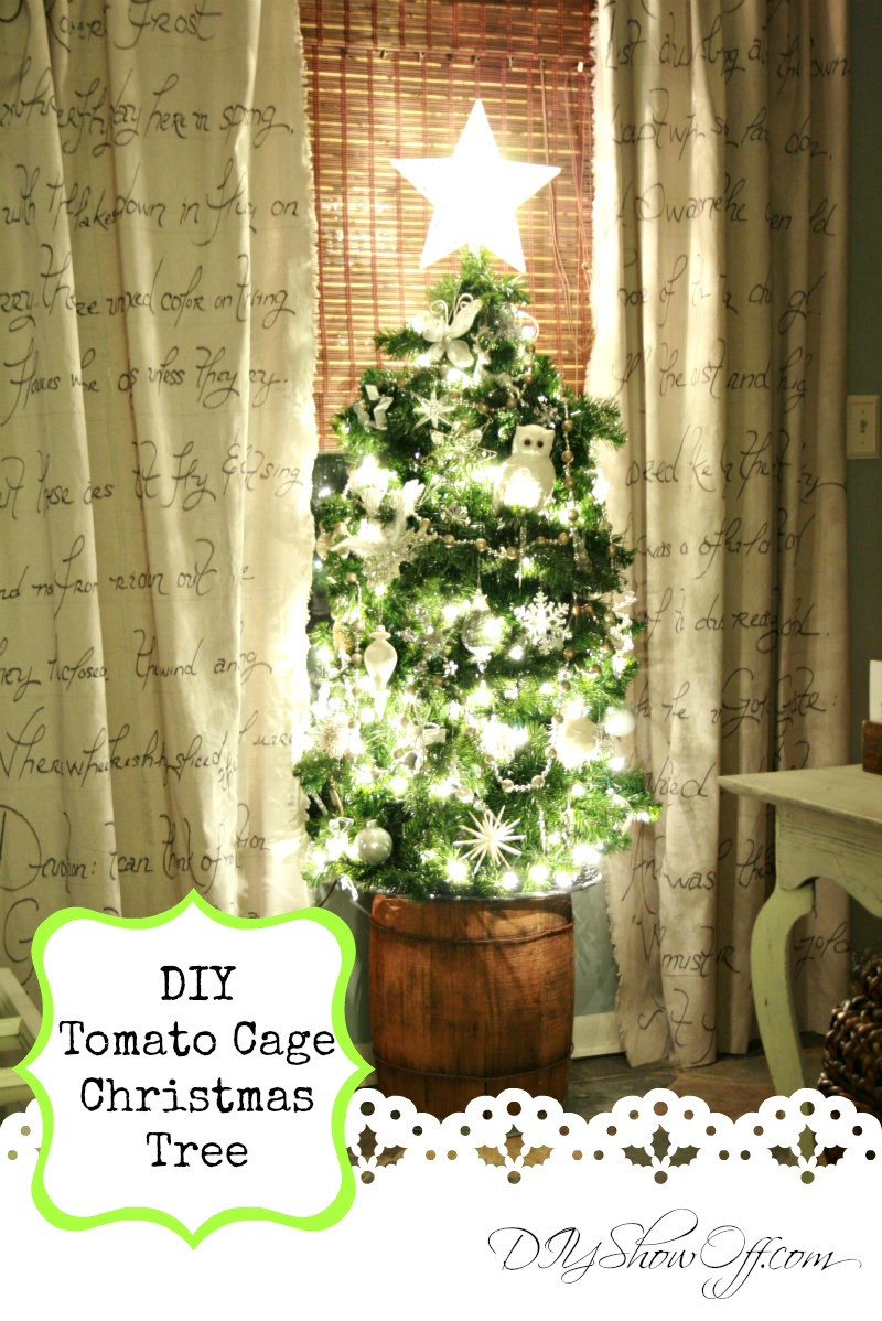 DIY Tomato Cage Christmas Tree
 DIY Tomato Cage Christmas Tree tutorialDIY Show f