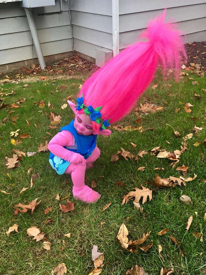 DIY Troll Costume
 Mom Makes Toddler s Dream e True with DIY Trolls