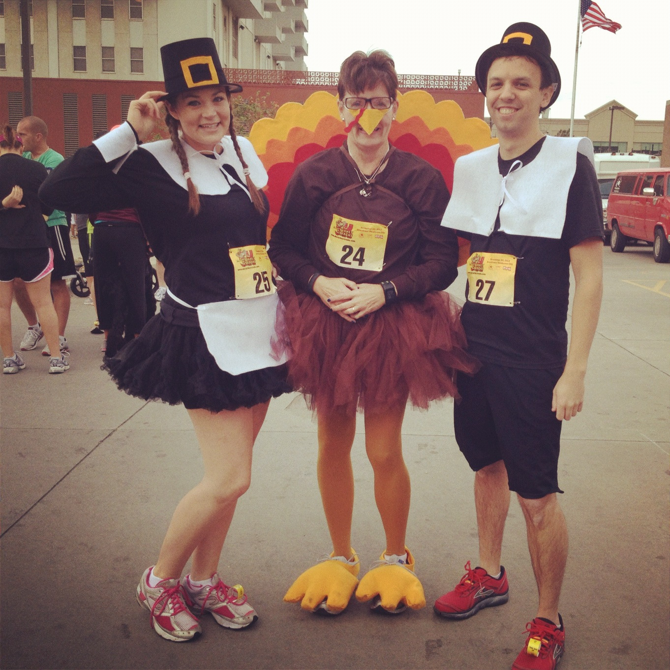 DIY Turkey Costumes
 life s a wheeze Running Costumes