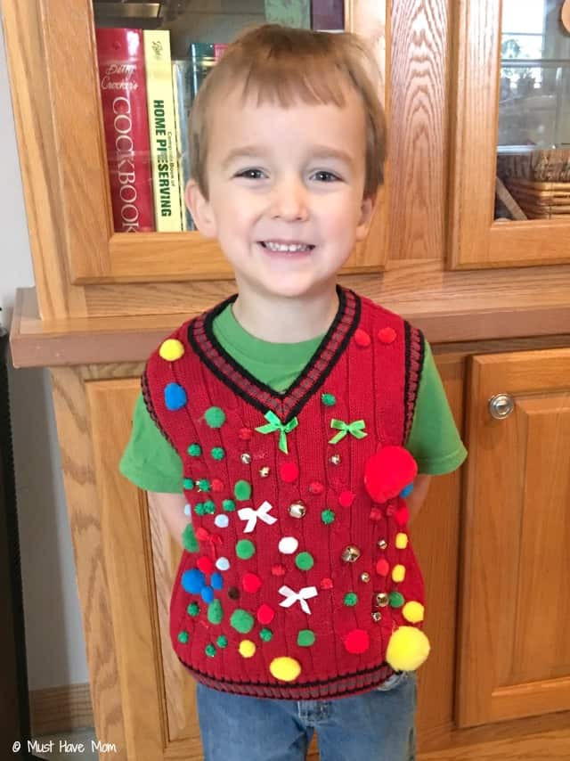 DIY Ugly Christmas Sweater For Kids
 How To Host An Ugly Christmas Sweater Party Must Have Mom