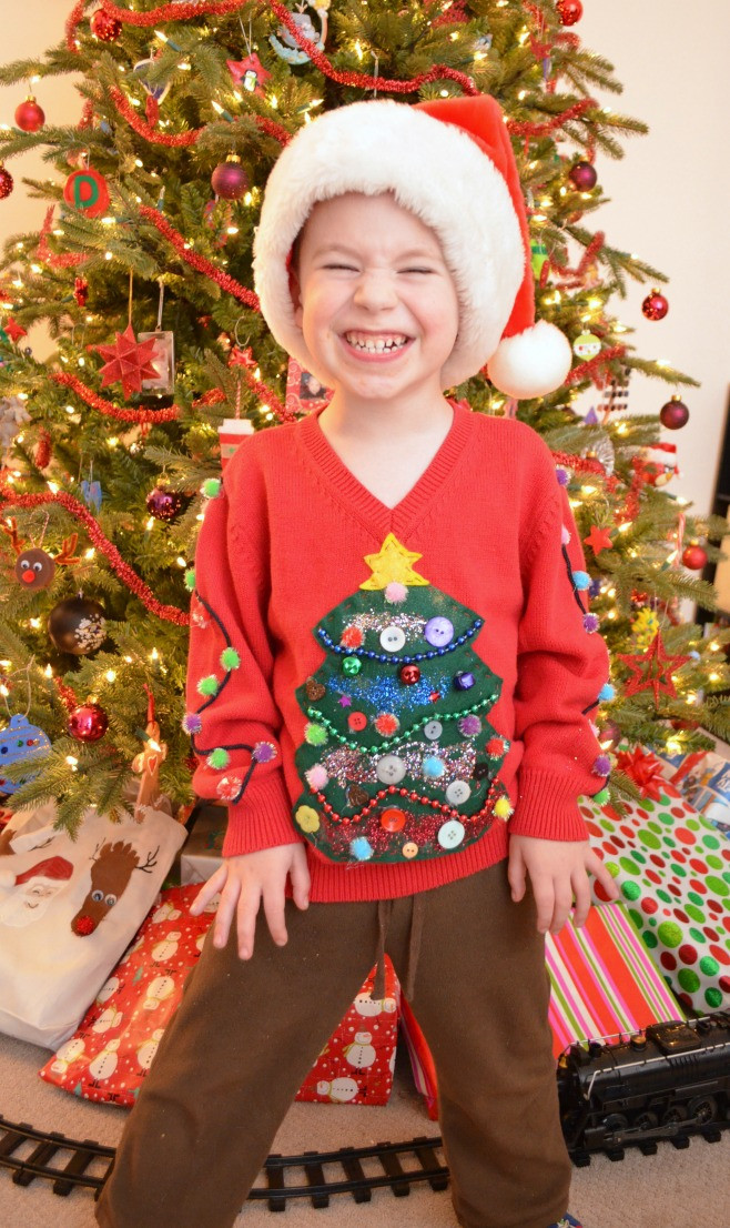 DIY Ugly Christmas Sweater For Kids
 DIY Ugly Sweater Amy Latta Creations
