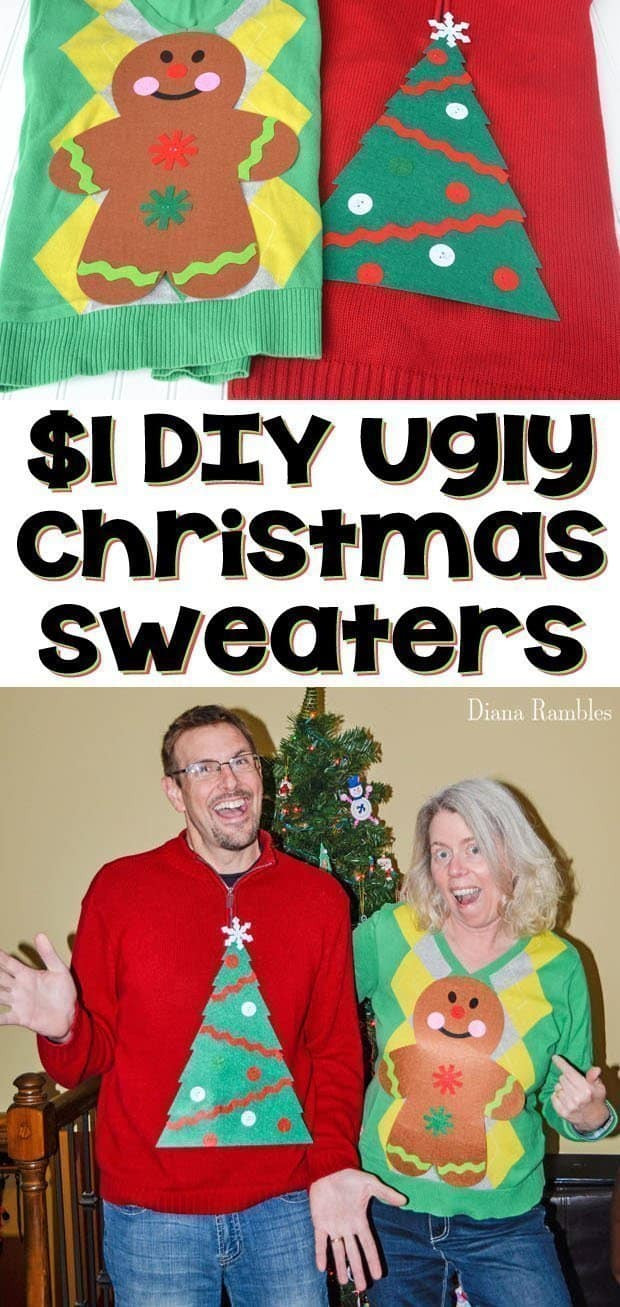 DIY Ugly Christmas Sweater Kits
 DIY Ugly Christmas Sweater Made in Minutes for only $1
