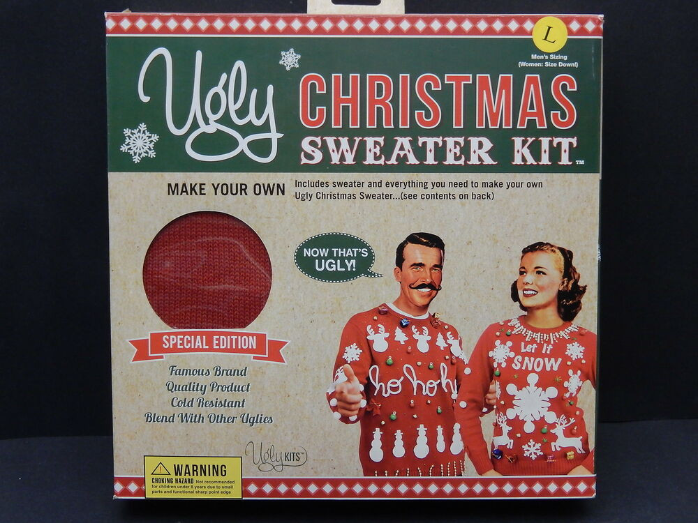 DIY Ugly Christmas Sweater Kits
 Ugly Christmas Sweater Kit Size 2040