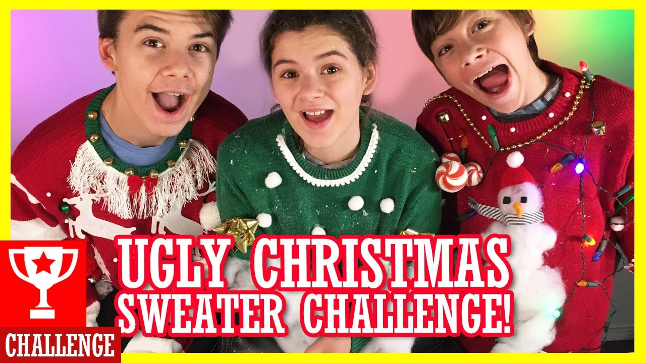 DIY Ugly Christmas Sweater Kits
 DIY UGLY CHRISTMAS SWEATER KIT CHALLENGE