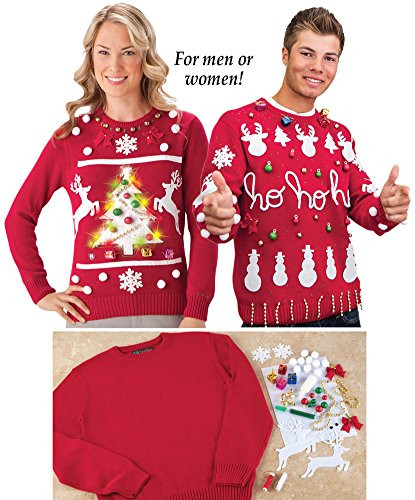 DIY Ugly Christmas Sweater Kits
 Do It Yourself Ugly Christmas Sweater Kit