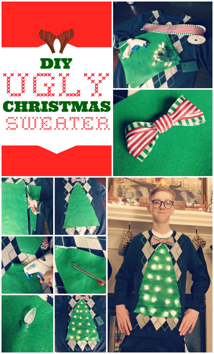 DIY Ugly Christmas Sweater
 DIY Ugly Christmas Sweater It s So Ugly It s Cute