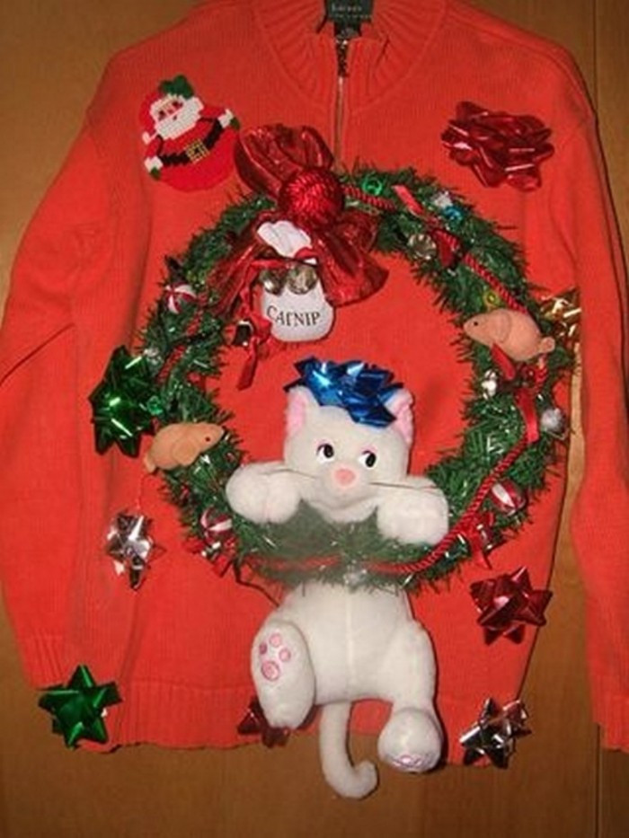 DIY Ugly Christmas Sweaters Ideas
 Top 10 Ugliest Christmas Sweater Ideas