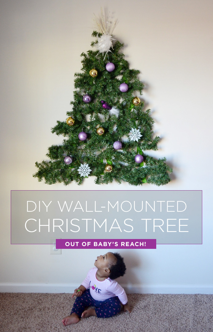 DIY Wall Christmas Tree
 Have a Baby Put a DIY Christmas Tree on the Wall
