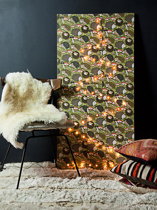 DIY Wall Christmas Tree
 Holiday DIY Christmas Tree Wall Panel – Design Sponge