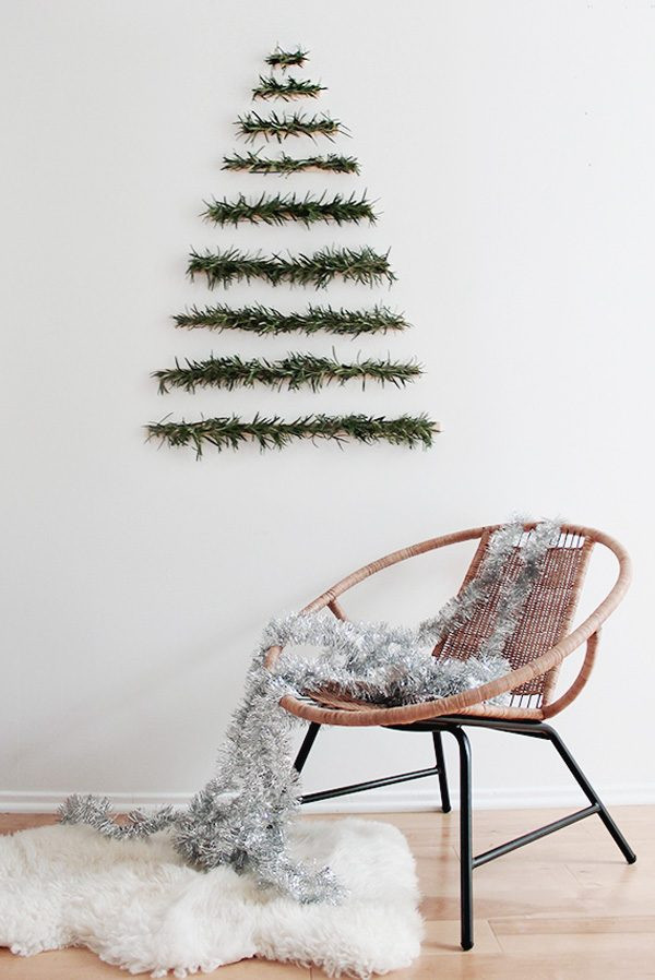 DIY Wall Christmas Tree
 DIY Christmas Trees Wall Hangings — Eatwell101