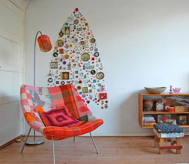 DIY Wall Christmas Trees
 22 Creative DIY Christmas Tree Ideas