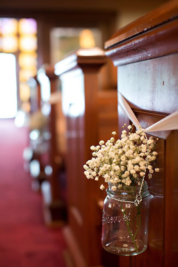 DIY Wedding Pew Decorations
 Best 25 Church pew decorations ideas on Pinterest